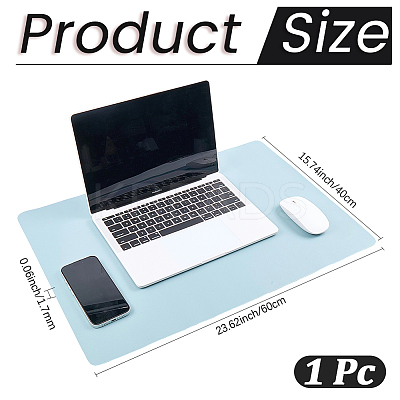 PU Leather Mouse Pad AJEW-WH20010-33B-1