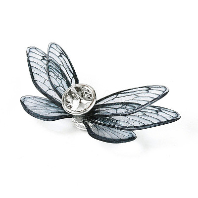 Butterfly Epoxy Resin Pins JEWB-N010-02D-1