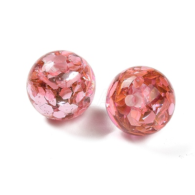 Transparent Resin with Paillette Beads LS-RESI-G110-02D-1