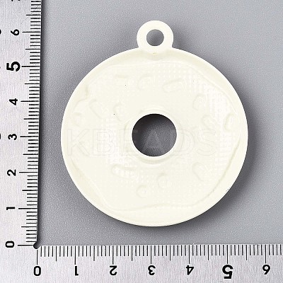 Spray Painted Alloy and Enamel Big Pendants PALLOY-T092-85G-1