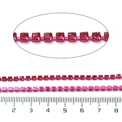 Iron Rhinestone Cup Chains CH-A008-01G-1