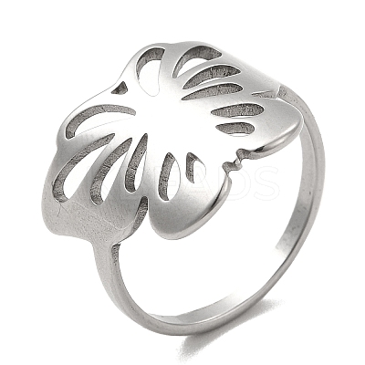 Non-Tarnish 201 Stainless Steel Finger Rings RJEW-G278-02P-1
