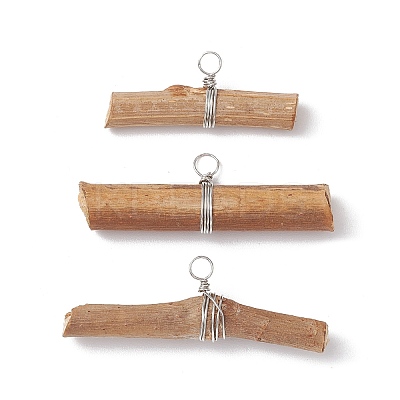 Wooden Sticks Pendant PALLOY-JF03393-01-1