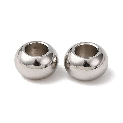 Tarnish Resistant 201 Stainless Steel Spacer Beads STAS-R071-33-1
