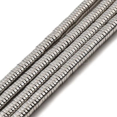 Non-magnetic Synthetic Hematite Beads Strands G-K011-4x1mm-03-1