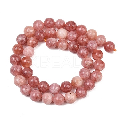 Natural Dyed White Jade Beads Strands GG-CBAEB22-B01-8mm-09-1