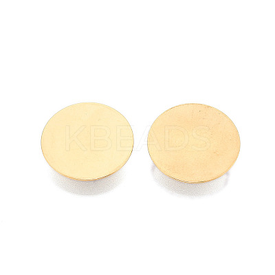 PVD Vacuum Plating 304 Stainless Steel Brooch Cabochon Settings STAS-E547-08K-G-1