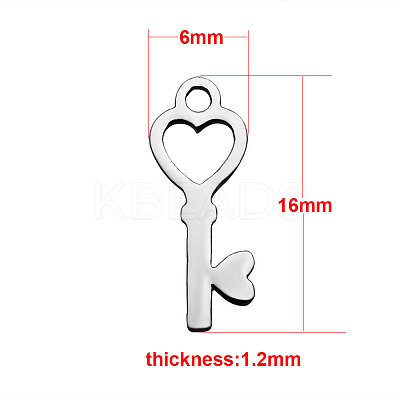 Tarnish Resistant 201 Stainless Steel Pendants STAS-Q201-T120-1