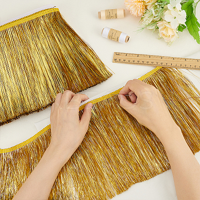 Polyester Tassel Ribbon OCOR-WH0045-38B-1