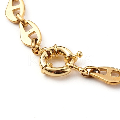 304 Stainless Steel Mariner Link Chain Necklaces NJEW-JN03417-02-1