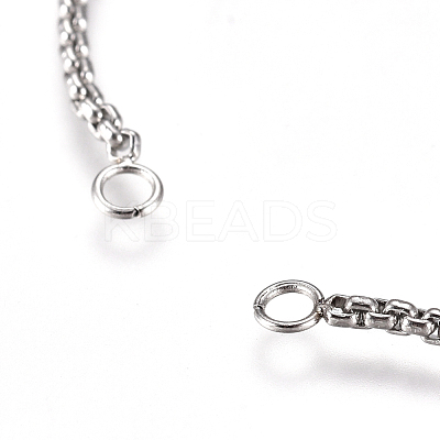 Tarnish Resistant Adjustable 304 Stainless Steel Bracelet Making STAS-G169-01P-A-1