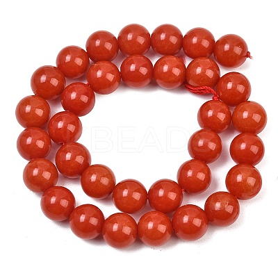 Natural Dyed White Jade Beads Strands GG-CBAEB22-B01-12mm-06-1