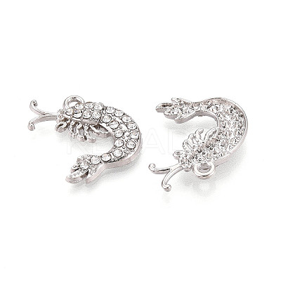 Alloy Rhinestone Pendants FIND-N008-03P-1