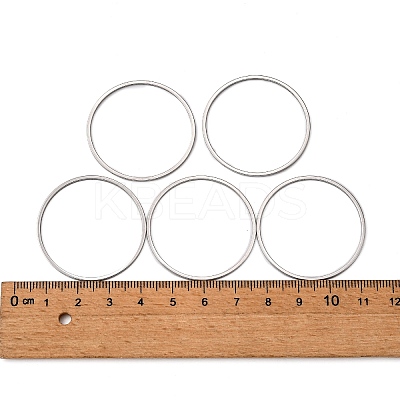 Tarnish Resistant 304 Stainless Steel Linking Ring LS-X-STAS-T047-15B-1