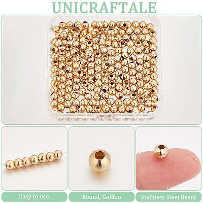 304 Stainless Steel Beads STAS-UN0060-66B-1