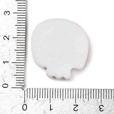Skull Halloween Opaque Resin Decoden Cabochons LS-RESI-R446-01D-1