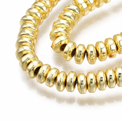 Electroplate Non-magnetic Synthetic Hematite Bead Strands G-Q465-19G-1