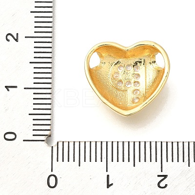 Rack Plating Brass Micro Pave Cubic Zirconia Pendants KK-I722-04G-P-1