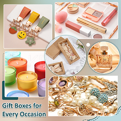 Kraft Paper Folding Drawer Boxes CON-WH0110-66A-1