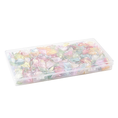 400Pcs Transparent Acrylic Pendants MACR-FS0002-31-1