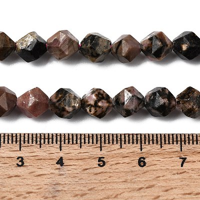 Natural Rhodonite Beads Strands G-Z119-A19-02-1