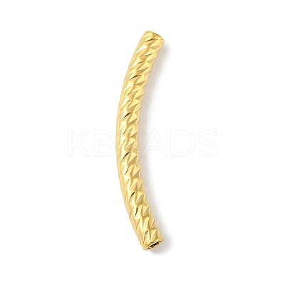 304 Stainless Steel Curved Tube Beads LS-STAS-M071-03G-G-1