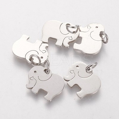 Tarnish Resistant 304 Stainless Steel Pendants STAS-Q201-T463S-1