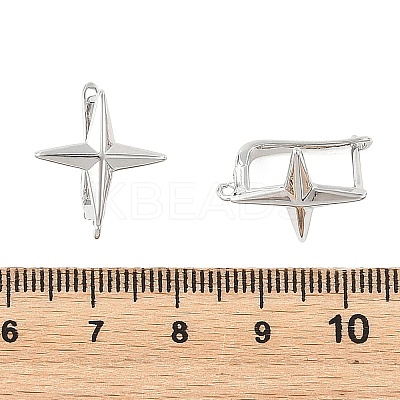 SHEGRACE Brass Hoop Earring Findings XGRQ79439-948P-1