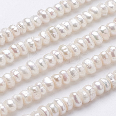 Natural Cultured Freshwater Pearl Beads Strands PEAR-F004-24-1