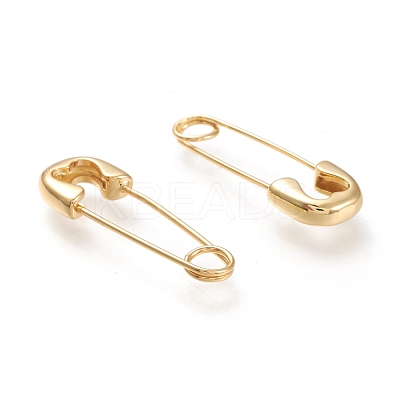 Brass Dangle Earrings KK-M207-03G-1