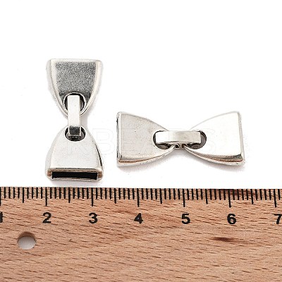 Tibetan Style Alloy Fold Over Clasps TIBE-R308-05AS-RS-1