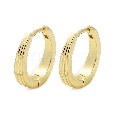 Brass Hoop Earrings EJEW-L299-02G-1