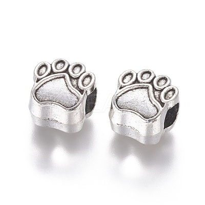 Tibetan Style European Beads X-MPDL-6160-AS-RS-1