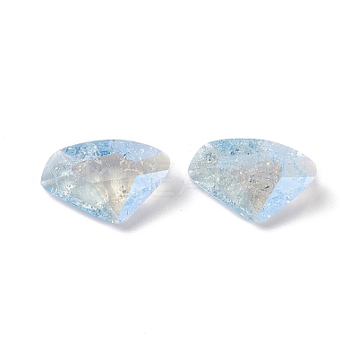 Crackle Moonlight Style K9 Glass Rhinestone Cabochons RGLA-J022-B-IO-1