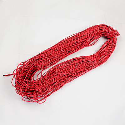 Braided Imitation Leather Cords LC-S005-001-1
