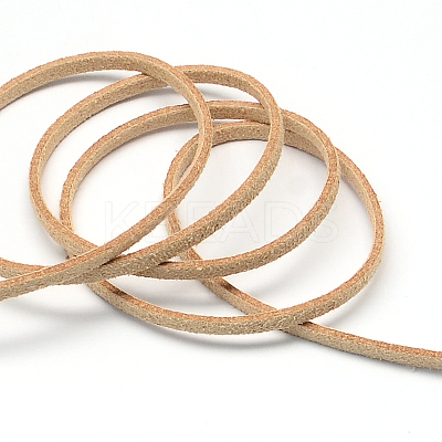 Eco-Friendly Faux Suede Cord LW-R007-3.0mm-1114-1