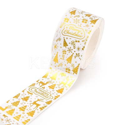 Christmas Themed Rectangle Roll Stickers DIY-B045-01A-1