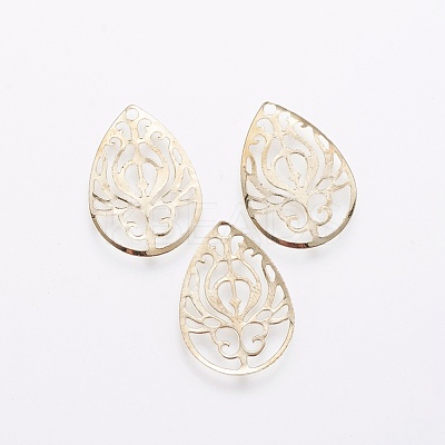 Iron Filigree Pendants X-IFIN-F158-57G-1