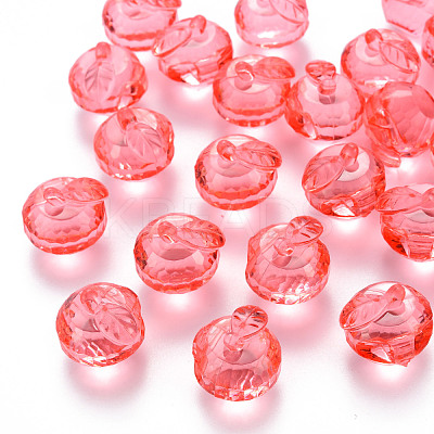 Transparent Acrylic Pendants TACR-T024-05B-910-1