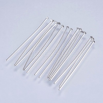 Tarnish Resistant 304 Stainless Steel Flat Head Pins STAS-F145-07P-0.6x30mm-1