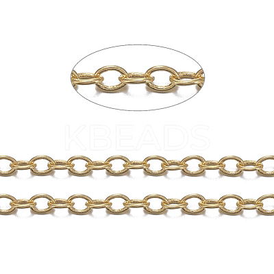 Brass Cable Chains CHC-034Y-G-1