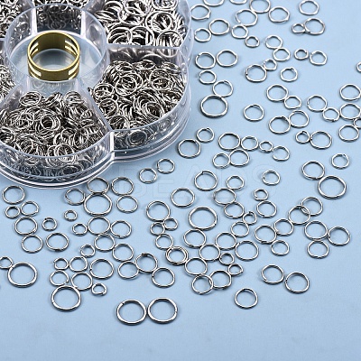 126g Iron Round Open Jump Rings IFIN-SZ0001-26-1