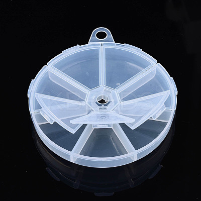 Flat Round Polypropylene(PP) Bead Storage Containers CON-S043-045A-1