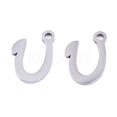 Non-Tarnish 201 Stainless Steel Charms STAS-T044-217P-U-1