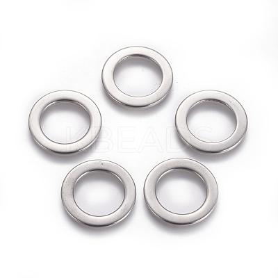 Tarnish Resistant 201 Stainless Steel Linking Rings STAS-L234-040P-1