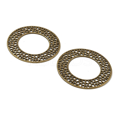 Tibetan Style Alloy Linking Rings TIBE-Q035-055AB-NR-1