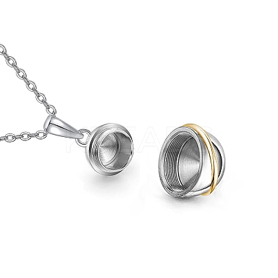 Stainless Steel Pendant Necklaces PW-WG64110-01-1