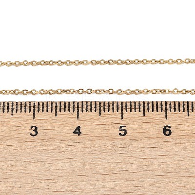 304 Stainless Steel Cable Chain Necklaces LS-NJEW-M151-24G-1