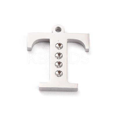 Non-Tarnish 304 Stainless Steel Pendant Rhinestone Settings STAS-F267-09T-P-1