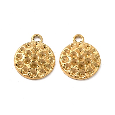 Ion Plating(IP) 304 Stainless Steel Pendants Rhinestone Settings STAS-B032-27G-1